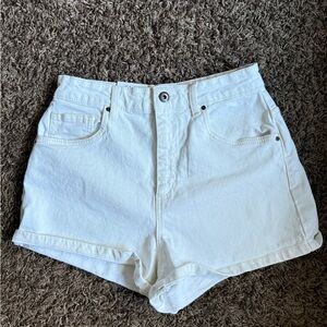 Cotton On High Waist White Shorts